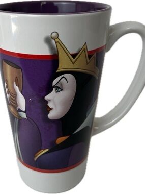 Disney Villain Evil Queen Purple and White Ceramic Coffee Mug from Disney Store